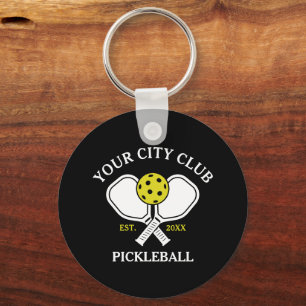 Pickleball Club Team & Custom Pickleball Player Schlüsselanhänger