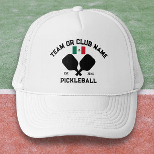 Pickleball Club Team Mexiko Mexikanische Flagge Be Truckerkappe