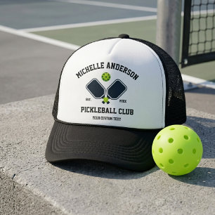 Pickleball Club Team-Paddles & Ball Personalisiert Truckerkappe