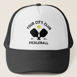 Pickleball Club Team Spieler Custom Pickle Geschen Truckerkappe