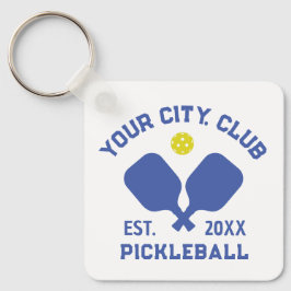 Pickleball Club Team Spieler Custom Pickler Gesche Schlüsselanhänger