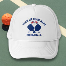Pickleball Club Team UK United Kingdom Flag Custom