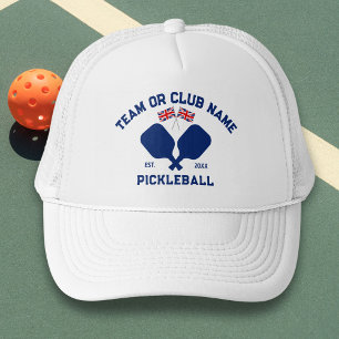 Pickleball Club Team UK Vereinigtes Königreich Fla Truckerkappe