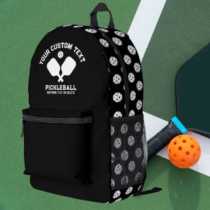 Pickleball Club Teamname Alle Personalisierten Far Bedruckter Rucksack