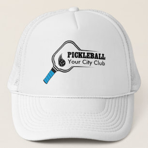 Pickleball Club Weiß Truckerkappe