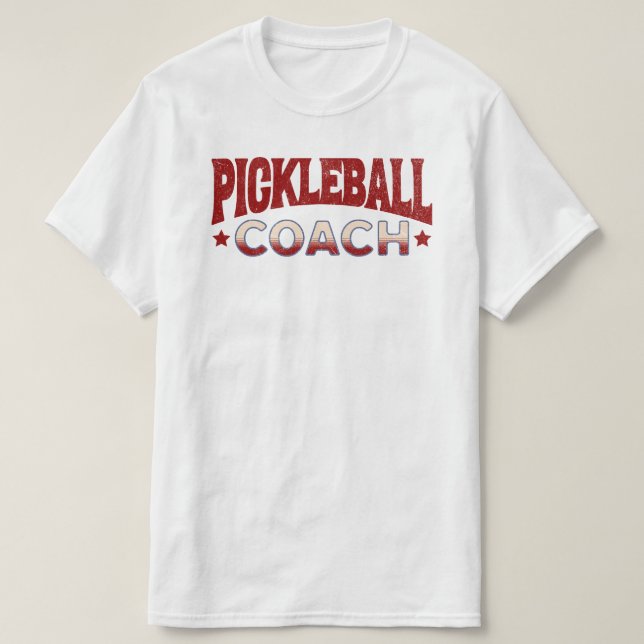 Pickleball Coach T-Shirt (Design vorne)