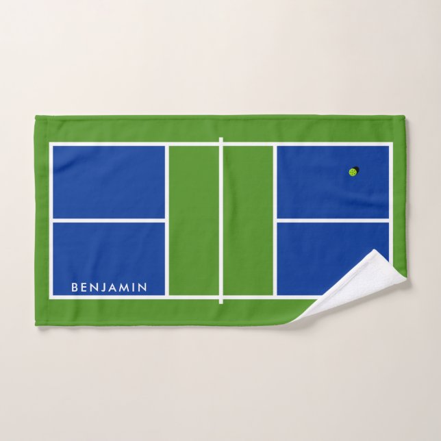 Pickleball Court Individuelle Name Handtuch (Handtuch)