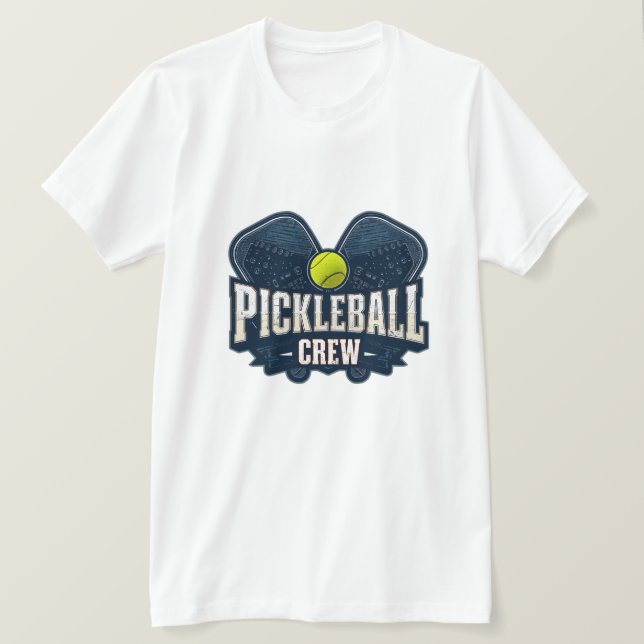 Pickleball Crew Shirt – Vintage Pickleball Team Ba (Design vorne)