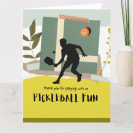 Pickleball Dankeskarte