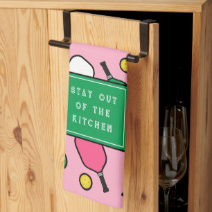 Pickleball Decor Geschirrtuch