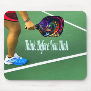 Pickleball denken, bevor Sie sterben Mousepad