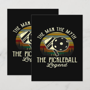 Pickleball- Der Mann, Der Mythos, Die Legende Begleitkarte
