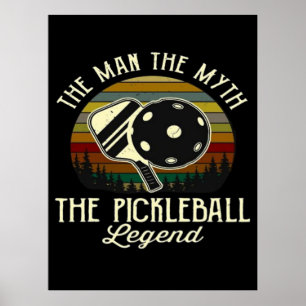 Pickleball- Der Mann, Der Mythos, Die Legende  Poster