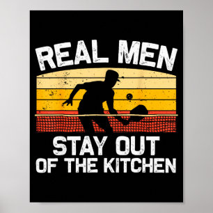 Pickleball-Design für Männer Jungen Pickle Ball Pi Poster