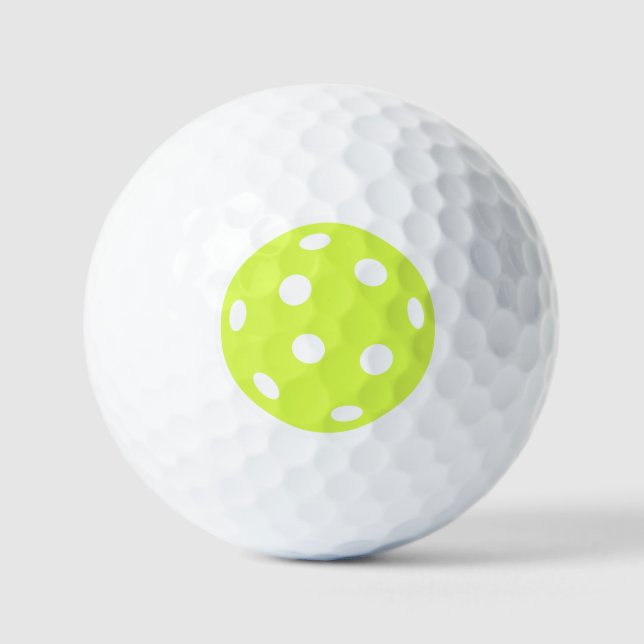 Pickleball-Design Golfball (Vorderseite)