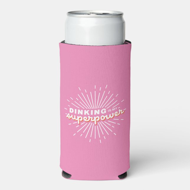 Pickleball Dinking ist mein superpower Funny Gift Selters Dosenkühler (Seltzer Vorderseite)