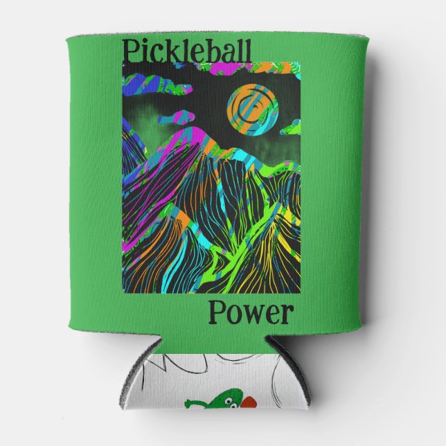 Pickleball Dosenkühler (Vorderseite)