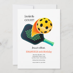 Pickleball-Einladung Einladung