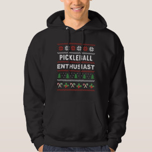 Pickleball-Enthusiasten Ugi Weihnachts-Sweater-Ges Hoodie
