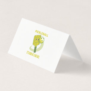 Pickleball Es ist ein großes Geschenk für den Di Visitenkarten
