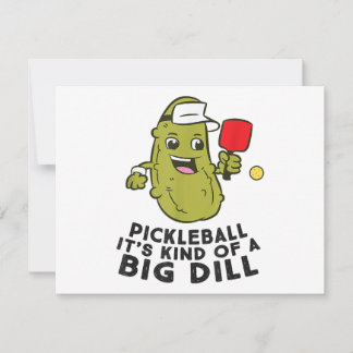 Pickleball Es ist eine Art großer Dill Pickles Pun