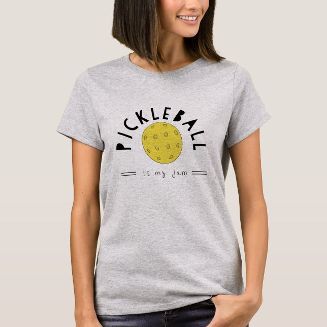 Pickleball est mon T-shirt à la confiture (Devant)