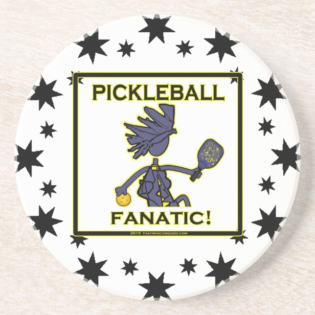 Pickleball Fanatiker Untersetzer (Vorne)