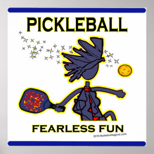 Pickleball Fearless Fun Poster