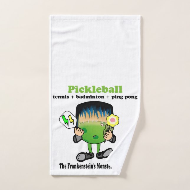 Pickleball - Frankensteins Monster des Sports Handtuch (Handtuch)