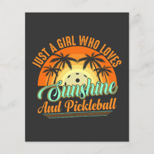 Pickleball Frauen Sonnenschein Flyer