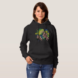 Pickleball Frieden & Paddle Kunst Hoodie
