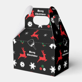 Pickleball Frohe Weihnachten 🎄 Schwarz Geschenkschachtel