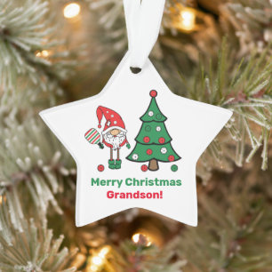 🧑 ‍ 🎄 Pickleball Frohe Weihnachtssterne Ornament