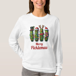 Pickleball Fröhliche Picklemas T-Shirt