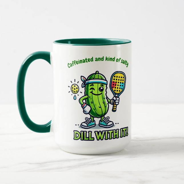 Pickleball Funny Coffee Mug Drinkware Kitchen (Gauche)