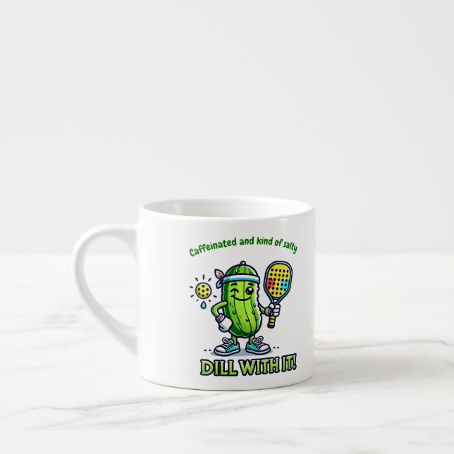 Pickleball Funny Coffee Mug Drinkware Kitchen Espressotasse (Links)