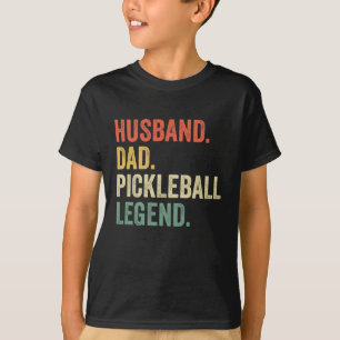 Pickleball Funny Husband Dad Legend Vintage Father T-Shirt