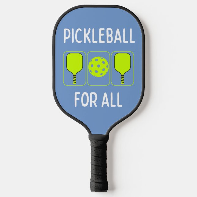Pickleball für alle Paddeln und Ball Gelb Pickleball Schläger (Vorderseite)