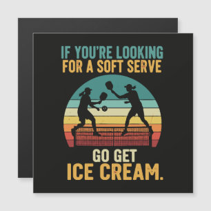 Pickleball für Männer Frauen Magnetkarte