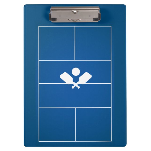 Pickleball für Trainer und Spieler Klemmbrett (Vorderseite)