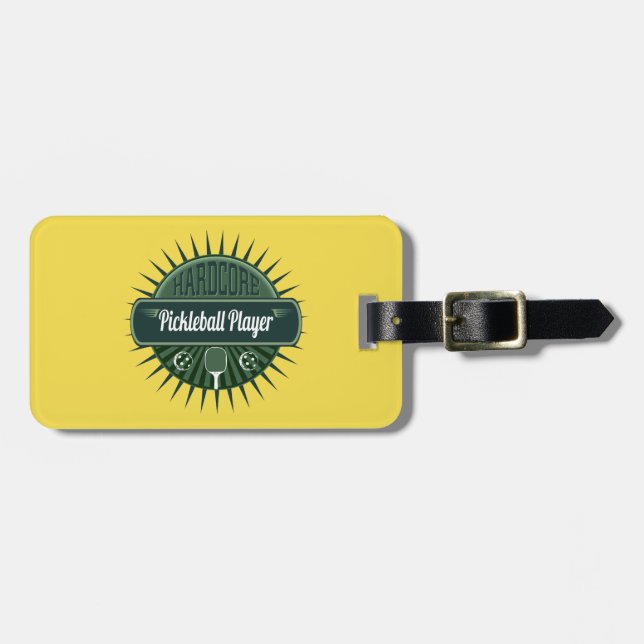 Pickleball Gang-Taschen-Identifikations-Umbau für Gepäckanhänger (Vorderseite horizontal)