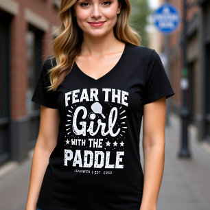 Pickleball-Geschenk Typografie Funny Personalisier T-Shirt