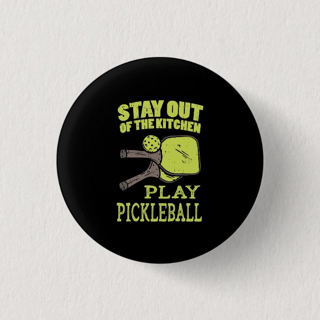 Pickleball-Geschenke Button (Vorderseite)