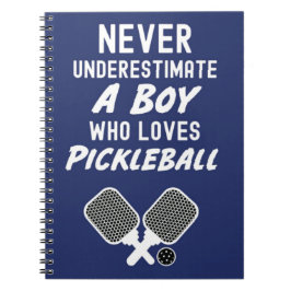 Pickleball-Geschenke für Boys Kids-SportNotebook Notizblock