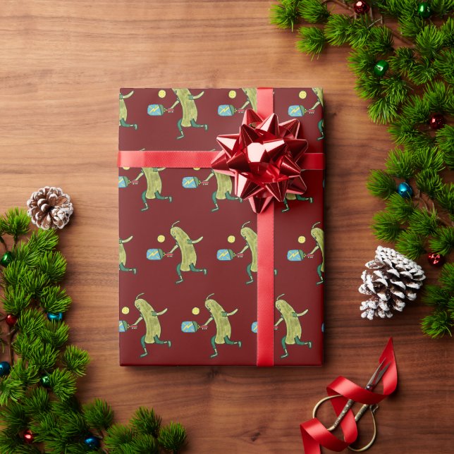 Pickleball Geschenkpapier (Feiertagsgeschenk)