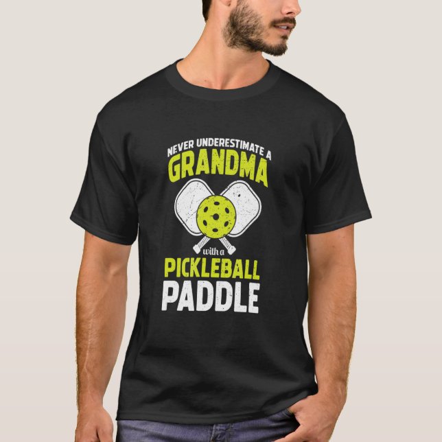 Pickleball Grandma  Pickle Ball Player Sport T-Shirt (Vorderseite)