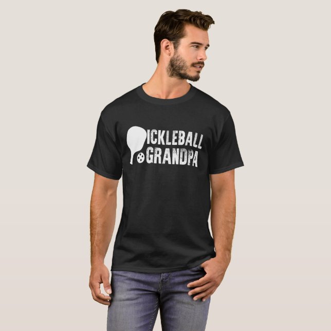 Pickleball Großvater T-Shirt (Vorne ganz)