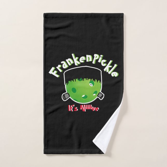 Pickleball Halloween - FrankenPickle - It's Alive (Serviette à main)