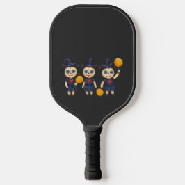 Pickleball Happy Halloween für Spieler mit Geist Pickleball Schläger