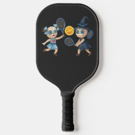 Pickleball Happy Halloween für Spieler mit Geist Schläger